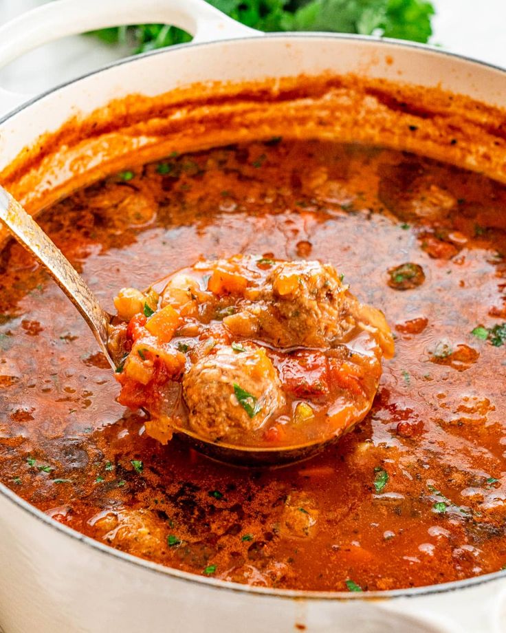 Italian Meatball Soup