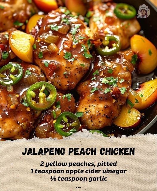 Jalapeño Peach Chicken.