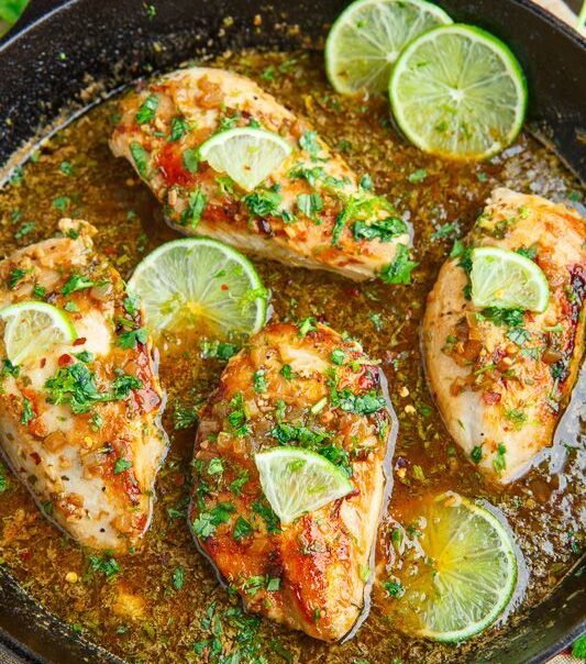 Cilantro Lime Skillet Chicken